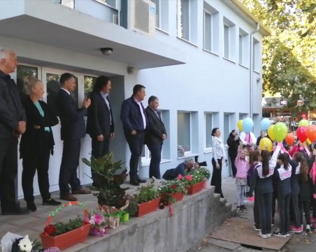 Здравко Димитров откри обновена зала за художествена гимнастика