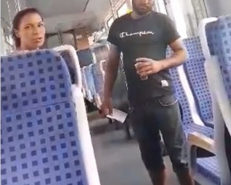 Агресивната ромка от влака Пловдив – София, нарекла кондукторка 