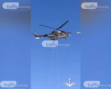 Хеликоптери и военни самолети кръжат над Пловдив