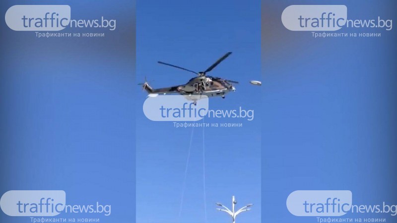 Хеликоптери и военни самолети кръжат над Пловдив