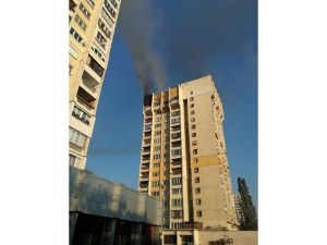 Пожар в жилищен блок в квартал