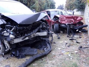 Три коли се удариха в Шумен, трима са в болница