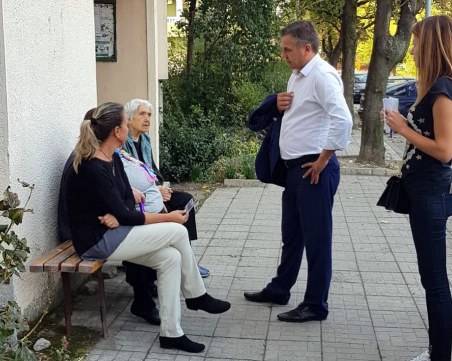 Иван Стоянов се заема с благоустрояването на междублоковите пространства в  квартал 