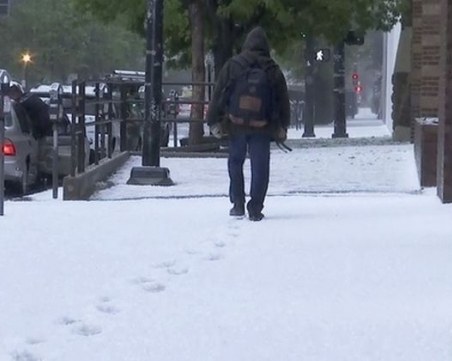 15 см сняг в Колорадо, температурите - минусови