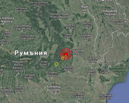 Вранча отново се разтресе – регистрираха две земетресения, едното с магнитуд 3,8 по Рихтер