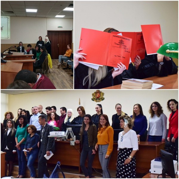 Студенти и журналисти от Пловдив 