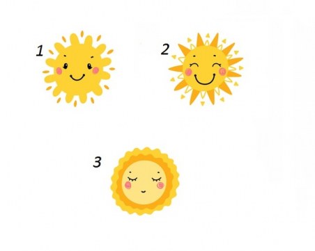 Изберете слънце и вижте какво трябва да промените в живота си