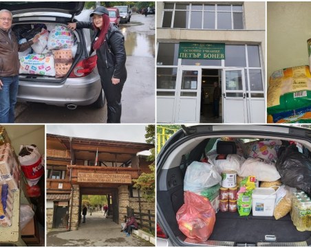 За Деня на будителите - учители и ученици осигуриха отопление и храна за приюта на отец Иван