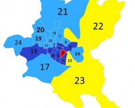 Кои са двете дузини кметове, които ще командват районите в София