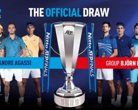 Джокович и Федерер в една група на финалния турнир в Лондон