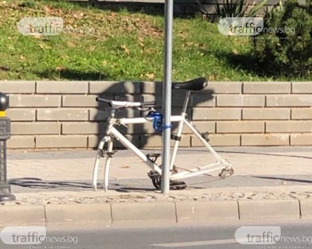 Пловдивчанин завари колелото си без гуми, бяха задигнати от апаши