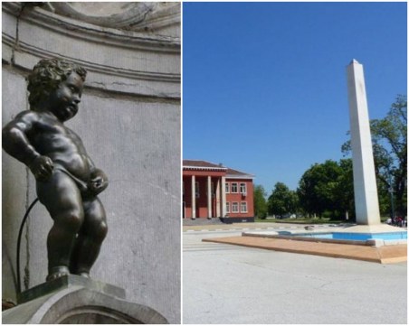 Мъж се прави на Манекен Пис в шадравана в Стамболийски, осъмна в ареста