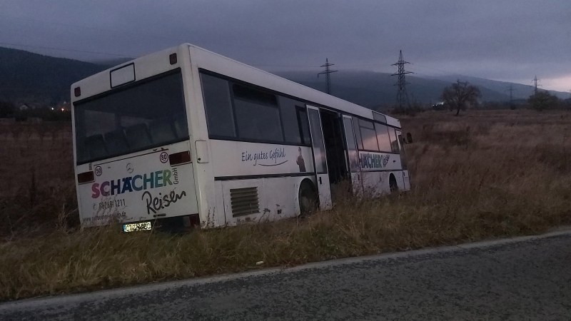 Тежка катастрофа с автобус край Шипка