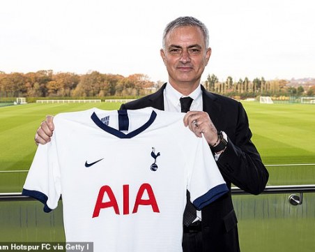 Тотнъм позлатява Моуриньо, прави го втория най-платен треньор в света