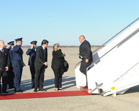 Борисов кацна в САЩ, утре се среща с Тръмп