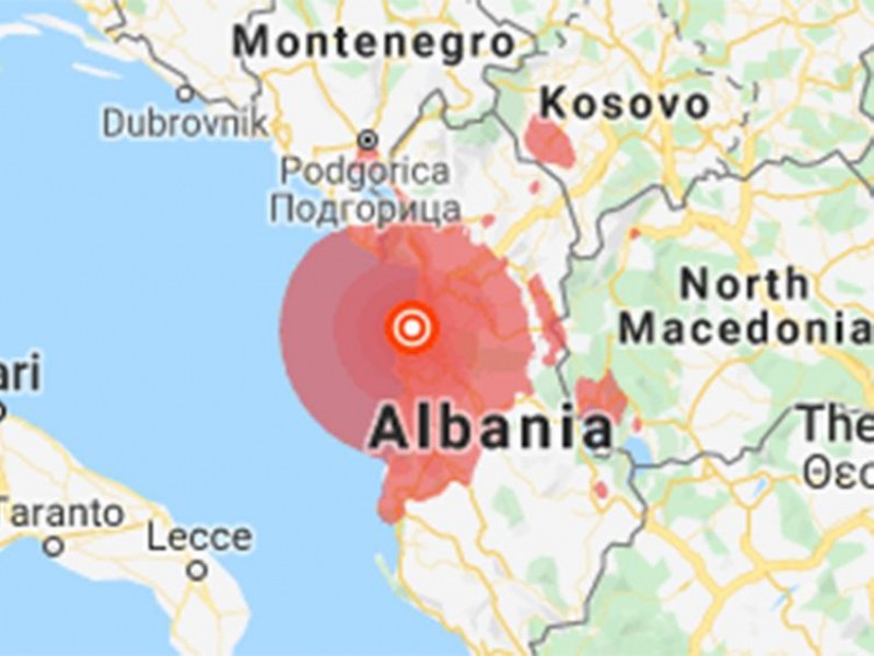 Мощен трус от 6,4 по Рихтер връхлетя Албания
