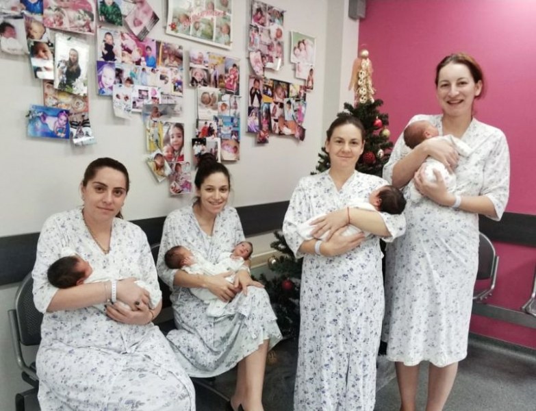 Пет бебета се родиха нормално за 52 минути в пловдивска болница