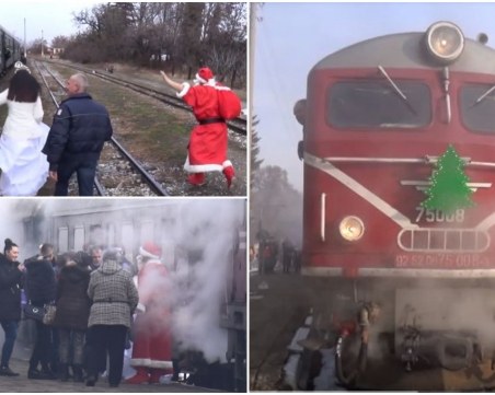 Теснолинейката за Добринище отново се превръща в шейна, Дядо Коледа ще раздава подаръци