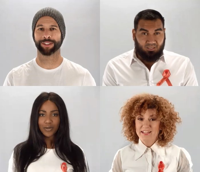 Азис, Прея, Дидо от D2 и други певци в кампания за Световния ден за борба със СПИН
