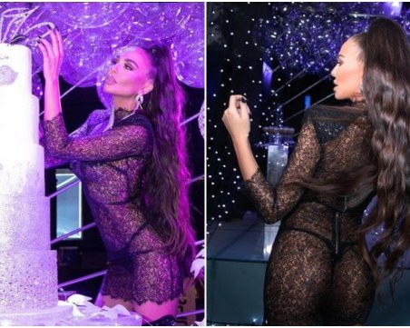 Николета Лозанова цялата във Philipp Plein! Вдигна рожден ден като малка сватба