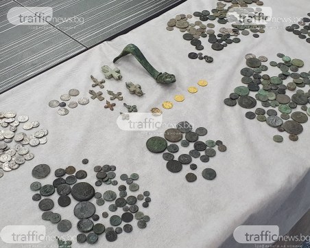 МВР-Пловдив удари канал за антики! Иззети са над 800 старинни монети, двама са арестувани