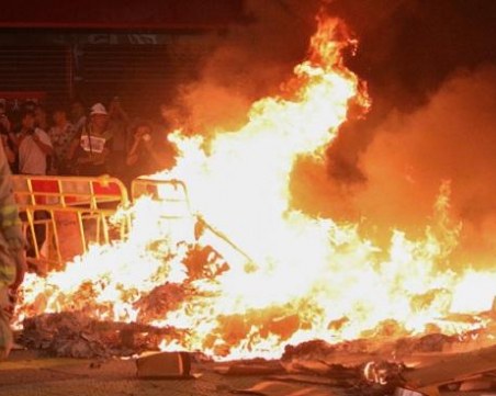 14 са в неизвестност след голям пожар в Одеса, няма данни за пострадали българи