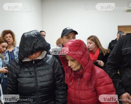 Семейството, ужилило с 3 млн. лева НОИ, се появи в съда с качулки