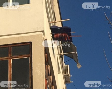 Българският чадър, или как се сушат луканки в градски условия