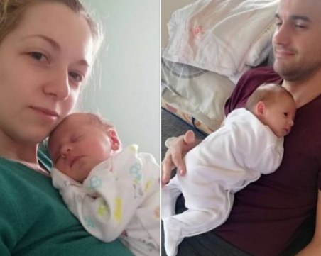 След продължително лечение: Бебе Калина отново е в прегръдките на близките си