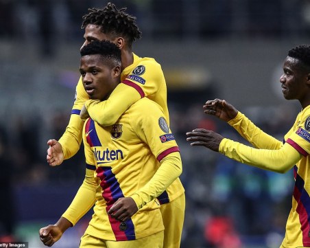 Резервите на Барса играха феърплей и изхвърлиха Интер, младок влезе в историята