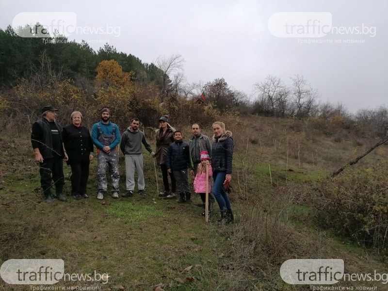 Медоносни дръвчета засадиха край Пловдив
