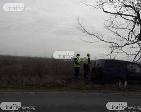 Баща и дъщеря са в болница след катастрофата край Пловдив