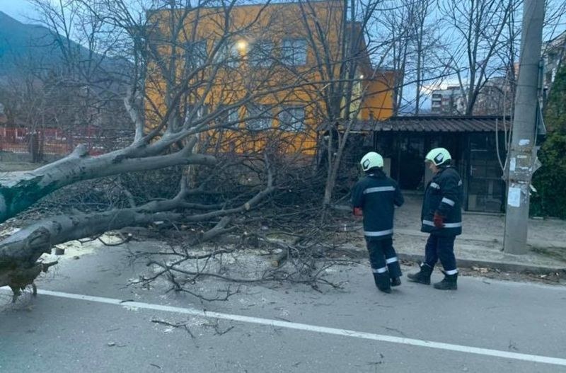 Бурен вятър остави без ток част от Врачанска област