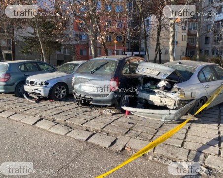 Младежи с БМВ потрошиха 6 автомобила в Пловдив