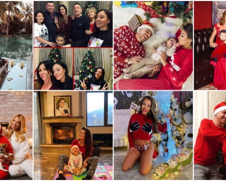 Как родните звезди посрещнаха Коледа?