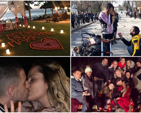 Любов през 2019: Кои бяха най-добрите предложения за брак?