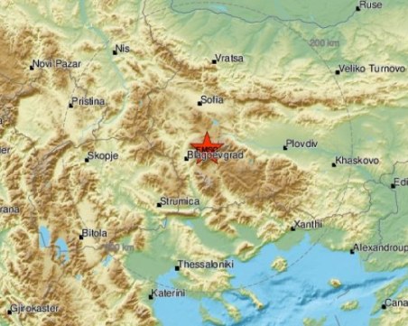 Без щети от труса край Самоков, сеизмолози го определиха като 