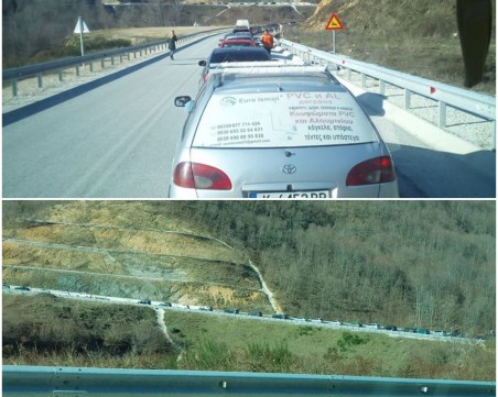 На Маказа като през юли: Километрична колона се изви в посока България