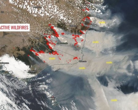 Огромните пожари създават собствен климат в Австралия
