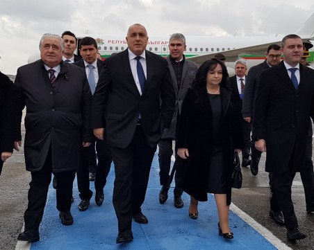 Борисов пристигна в Истанбул за срещата с Путин и Ердоган