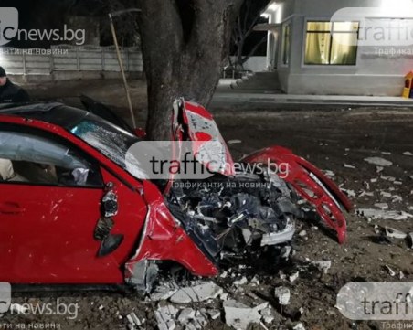 Хванаха шофьора, който отнесе ограда край Пловдив и избяга