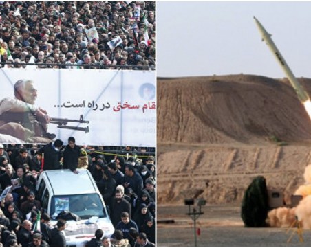 Иран отвърна на удара! Ракети полетяха към американски бази