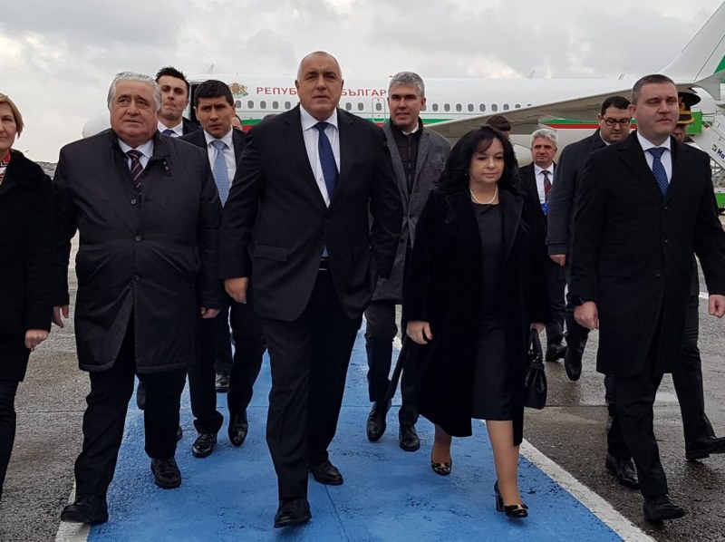 Борисов пристигна в Истанбул за срещата с Путин и Ердоган