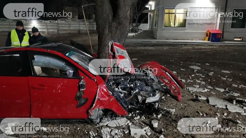 Хванаха шофьора, който отнесе ограда край Пловдив и избяга