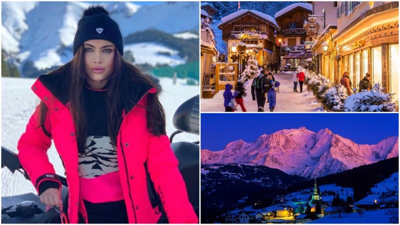 Лили Ангелова на приказна почивка във френския ски диамант Межев