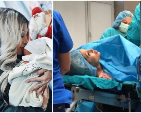 Джулиана Гани качи видео от родилното