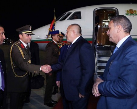 Борисов пристигна в Египет