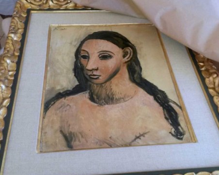 Затвор за банкер, опитал да изнесе картина на Пикасо