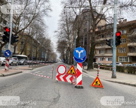 Отново затварят ключов булевард в Пловдив след ВиК ремонт