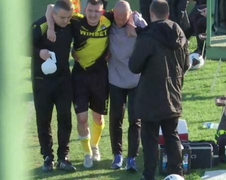 Неделев се контузи лошо по време на контрола в Турция